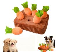 Jouet Interactif De Carotte Pour Chien，tapis De Fouille Chiot，jouets Pour Chien En Forme Carotte，Carotte Pour Chien Jouet Fond Antidérapant,Éliminent L'ennui Et Le Stress，Moyenne Grande Taille-S