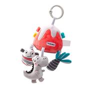 Jouet Interactif De Lit Bébé Comportant Des Vibrations Corde Traction Animaux En Peluche Stimulent La Coordination Mains Et Les Compétences Auditives.