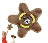 Jouet interactif en corde pour chien - 25 cm - Grand jouet à mâcher avec bruit - Nettoyage sûr des dents - Jouet à rapporter pour chiens, maison, parc, jardin, exercices en plein air, amusant, durable