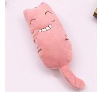 Jouet Interactif en Forme de Menthe pour Chat, Résistant aux Morsures, Poupée en Peluche Douce, pour L'entraînement, L'établissement de Relations, pour Les Amoureux des Animaux de Compagnie,