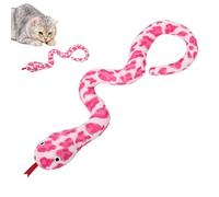Jouet interactif en forme de serpent à à chat - Jouet d'enrichissement pour chat - Jouet en peluche douce pour chat - Mâcher et nettoyer les dents