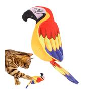 Jouet interactif en forme d'oiseau pour chat | Jeux interactifs pour chaton avec son - Jouet de simulation de perroquet pour chat - pour stimulation mentale et soulagement de l'ennui, jeux pour