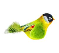 Jouet interactif en forme d'oiseaux mignons d'intérieur avec des sons réalistes d'oiseaux en peluche lorsqu'ils ne sont pas le meilleur jeu ennuyeux chaton exercice de poursuite