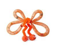 Jouet interactif en maille pour chat, jouet flexible à mâcher papillon avec | Jouet en maille durable pour chat avec clochettes pour un jeu interactif, parfait pour la santé des chatons d'intérieur