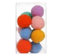 Jouet interactif en peluche pour chat - En velours de coton doux et silencieux - Pour mordre et griffer - Couleur macaron durable - Léger - Jouet pour chat d'intérieur - Facile à nettoyer - B