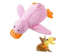 Jouet interactif en peluche pour chien avec son de charlatan, jouet à mâcher doux pour chiens d'intérieur de petite et moyenne taille