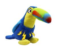 Jouet interactif en peluche pour chien - Jouet de divertissement doux à mâcher et à tirer, compagnon d'entraînement captivant pour les mouvements couineurs, accessoire de jeu de rappel pour soulager