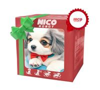 Jouet interactif en peluche pour chiot - Robot Ãlectronique qui marche, aboie et remue la queue - Cadeau idÃal pour enfants