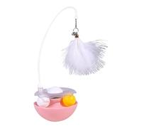 Jouet interactif en plumes pour chat | Jouet à rouleau pour chat | Jouet interactif infusé d' à chat | Jouet amusant pour chaton | Jouets d'activités amusants pour chatons Matériaux sûrs et
