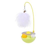 Jouet interactif en plumes pour chat | Jouet à rouleau pour chat | Jouet interactif infusé d' à chat | Jouet amusant pour chaton | Jouets d'activités amusants pour chatons Matériaux sûrs et
