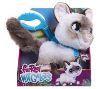 Jouet Interactif - Furreal Friends - Chaton Grand Marcheur 23 Cm - Animal Interactif Avec Laisse Blanc et gris G