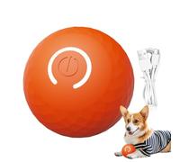 Jouet interactif intelligent pour chien - Mesures de 5,2 cm, matériel motorisé rotatif pour animal de compagnie, accessoire de poursuite de mode | Tapis de salon, gadget d'entraînement dans le jardin