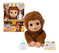 Little Live Pets - Mango, Le Singe Interactif, 50 Sons Interactifs et Mouvement de la Bouche, Aime Le Chatouiller et émet des Sons Joyeux Lorsque Vous touchez Le Pancin! Riche en Accessoires LP500000