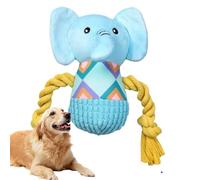 Jouet interactif pour animal de compagnie - Peluche éléphant à mâcher | Activités d'enrichissement de la maison, chiot en peluche pour jouer en intérieur et en extérieur, l'ennui en voyage