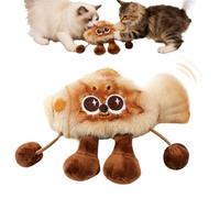 Jouet interactif pour chat - 400 g de nourriture frite rechargeable, jouets pour chat d'appartement, jouets de fiançailles pour animaux de compagnie, jouet d'exercice pour chaton, jouets