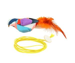 Jouet interactif pour chat, animal volant simulé - avec corde électrique | pour chaton en intérieur, jeu solo, agilité, formation de recherche de nourriture, anniversaire, gestion du poids