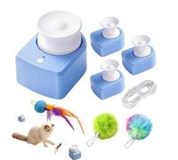 Jouet Interactif pour Chat Automatique Rechargeable USB ABS | Configuration d'itinéraire personnalisée avec leurre mobile ; jouet ABS rechargeable par USB pour garder les chats