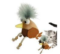 Jouet interactif pour chat avec herbe à chat | Jouet interactif pour chat | Poupée de dentition pour petits chiens, chatons, chasse, exercice, entraînement, ennui