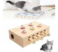 Jouet interactif pour chat avec jeu Whack-A-Mole pour chats d'intérieur pour jouer et faire de l'exercice