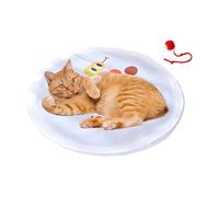 Jouet Interactif pour Chat | Balle Automatique Mobilité Couverte | Jeu de Que la Balle Reste dans l'aire de Jeu déAmusant 2 en 1 - pour Chasse Exercice au Sol Activité de Poursuite Éveil pour Animaux
