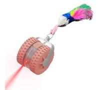 Jouet interactif pour chat, balle mobile intelligente, 5,3 x 7 cm, balles sensorielles d'entraînement d'engagement, mouvement de roulement automatique, rechargeable par USB, pour chatons d'intérieur