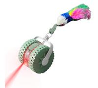 Jouet interactif pour chat, balle mobile intelligente, 5,3 x 7 cm, balles sensorielles d'entraînement d'engagement, mouvement de roulement automatique, rechargeable par USB, pour chatons d'intérieur