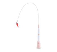 Jouet interactif pour chat, bâton de teaser automatique, électrique à 2 modes, exercice pour chat à ventouse avec action de balançoire automatique, divertissement pour animaux de compagnie po