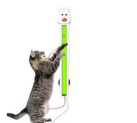 Jouet interactif pour chat - Corde volante rechargeable murale - Teaser automatique | Jouet d'exercice intelligent pour chat pour maison, appartement, salon, cuisine, coin de jeu, divertissement en