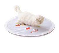 Jouet interactif pour chat de chasse, tapis de jeu pliable avec trous de proie cachés et texture en tissu doux, pour chat d'intérieur, salon, chambre, balcon, salle de jeux, jeu en solo