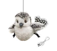 Jouet interactif pour chat en forme de des neiges | Simulation d'oiseau