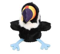 Jouet Interactif pour Chat et Oiseau à Battement, avec Activation Tactile pour Un Temps de Jeu Actif, Jouet D'oiseau Gazouillant sans Fil Rechargeable pour la Maison (Oiseau à Gros Bec)