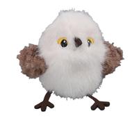 Jouet Interactif pour Chat et Oiseau à Battement, avec Activation Tactile pour Un Temps de Jeu Actif, Jouet D'oiseau Gazouillant sans Fil Rechargeable pour la Maison (Mésange Blanche)