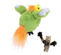 Jouet interactif pour chat - interactif d'intérieur pour perroquet | Ailes battantes pour oiseau, chat, jouets d'enrichissement pour chaton, petit chien, stimulation, ennui, jeu