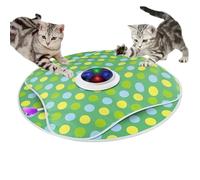 Jouet Interactif pour Chat,Jeu Automatique avec Design De Couverture,Jouets pour Chats Mobiles avec Canne à Plumes | pour Enrichissement Exercice Chasse Divertissement