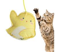 Jouet interactif pour chat - Jouet de porte rétractable avec plume, saut et chat intérieur - Accessoire amusant et stimulant pour garder votre chat et votre cœur