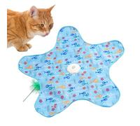 Jouet interactif pour chat - Jouet en forme d'étoile en mouvement pour chaton | Aide à l'activité pour animaux de compagnie | Jeu de stimulation mentale amusant et de chasse | Jeux à trois vitesses