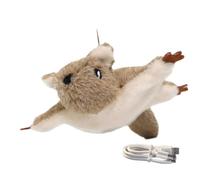 Jouet interactif pour chat réaliste avec aile flottante automatique rechargeable par USB en peluche avec détecteur de mouvement pour chatons d'intérieur 24,5 cm [objet]