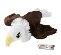Jouet interactif pour chat réaliste avec aile flottante automatique rechargeable par USB en peluche avec détecteur de mouvement pour chatons d'intérieur 24,5 cm [objet]