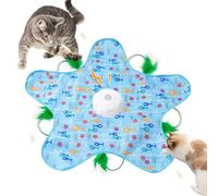 Jouet interactif pour chat - Rechargeable - Électrique - Avec chant des oiseaux - Jouet interactif pour chats de tous âges (A)