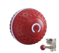 Jouet interactif pour chats - Boule automatique en mouvement unique | Boule automatique en mouvement avec lumières pour chats - Jouet à mâcher électrique pour chatons de toutes les tailles pour