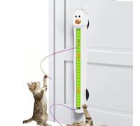 Jouet Interactif Pour Chats - Corde Volante D'exercice Mur, Jouet Automatique Rechargeable Pour Chats, Divertissement Solo Pour Gaatti | Aire De Jeux Active Pour La Cuisine Du