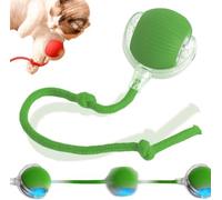 Jouet interactif pour chats et chiens, 2025 Nouveau jouet électrique avec charge USB, trois modes de travail, 360° Smart Automatic Rolling Pet Ball (vert)