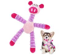 Jouet interactif pour chien - Accessoire en peluche pour animaux de compagnie - Jouet à mastiquer et à nettoyer les dents pour chiens - Convient pour les races de petite, moyenne et grande taille