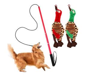 Jouet interactif pour chien avec longue corde en nylon | Parfait pour les petites et moyennes races - Chasse active et remorqueur du jouet de guerre - Pet durable