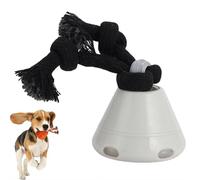Jouet interactif pour chien avec voix, balle électrique automatique avec corde, balle rechargeable activée par le mouvement, pour soulager l'ennui des chiens de petite, moyenne et grande taille