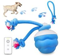 Jouet interactif pour chien, balle de jeu interactive pour chien, jouet mobile pour chien, balle roulante active avec queue, chien, balle auto-enroulante, balle mobile rechargeable pour chien, chiot