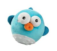 Jouet interactif pour chien, balle mobile couineuse avec modes saut et musique, jouets à mâcher en peluche rechargeable pour garder le chiot occupé, chiens de petite et grande taille (bleu)