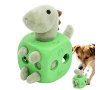 Jouet interactif pour chien Décoration Dinosaure Peluche Couineur Nettoyant