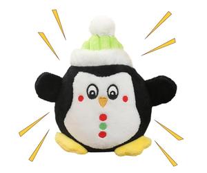 Jouet interactif pour chien en peluche sur le thème de Noël, dispose d'un coffre-fort électronique interne anti-écrasement pour protéger les conversations, construit avec un bouclier double couche