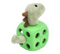 Jouet interactif pour chien Gadget dinosaure en peluche nettoyant les dents | Distributeur De Jouet À Mâcher Pour Chien Pour Intérieur Extérieur Salon Balcon Jardin Cour Chiots Animaux